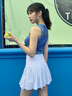 威爾勝（Wilson）官方25夏季新款女士MIDTOWN蜜糖帶底褲球袋一體織網(wǎng)球運(yùn)動(dòng)半身裙 經(jīng)典亮白色 WW00160331WT1 M /170/70A 曬單實(shí)拍圖