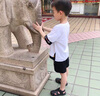 糖果澀2025夏季時(shí)尚真皮兒童涼鞋男童包頭軟底防滑耐磨韓版中大童沙灘鞋 黑色 28 碼內(nèi)長(zhǎng)17.6CM 曬單實(shí)拍圖