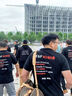 四海誠印工作服定制t恤印logo字 短袖工衣訂制polo文化衫定做企業(yè)公司衣服 黑色 L 曬單實(shí)拍圖