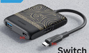海備思（Hagibis）Switch采集卡視頻采集器NS便攜底座OLED連接電視電腦iPad投屏平板筆記本擴展拓展塢直播轉換器 曬單實拍圖