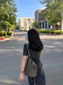 GOLOVEJOY夏季防曬黑膠遮陽空頂帽子女f紫外線戶外透氣大帽檐可折疊運(yùn)動(dòng) 月光白【加大帽檐 顯臉小】 曬單實(shí)拍圖
