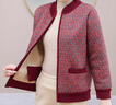奉孝媽媽春秋針織衫女新款洋氣中老年加絨開(kāi)衫上衣秋冬季奶奶毛衣外套 曬單實(shí)拍圖