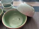 涵青堂青瓷冰裂紋餐具陶瓷碗家用龍泉中式哥窯米飯碗盤(pán)子筷架勺子組合 5英寸米飯碗(哥窯梅子青) 開(kāi)片 曬單實(shí)拍圖