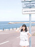 鏡莎藍色條紋新品連衣裙子女夏季2025年新款學(xué)生韓系穿搭氣質(zhì)收腰短裙 藍色 均碼 可備注碼數(shù) 曬單實拍圖