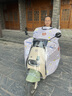 鯨清電動(dòng)車(chē)擋風(fēng)被夏季全包防曬四季可用遮陽(yáng)罩電瓶摩托車(chē)防風(fēng)加大薄款 灰富得牛油【全包遮陽(yáng)+雙口袋】 曬單實(shí)拍圖