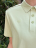 KOLON SPORT/可隆SECO POLO衫 女子吸濕速干T恤防曬UPF50+抗菌短袖 LKPT5MT826-YG 黃綠色 L 170/92A 曬單實(shí)拍圖