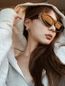 巴黎世家（BALENCIAGA）情人節禮物墨鏡女貓眼鏤空太陽(yáng)眼鏡男同款 BB0095S送女生朋友 BB0095S-001 曬單實(shí)拍圖