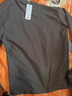 名創(chuàng  )優(yōu)品（MINISO）重磅長(cháng)袖t恤男春秋季質(zhì)感華夫格青少年休閑潮流打底衫 深灰 M 曬單實(shí)拍圖