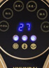 HYUNDAI家用取暖器暖風(fēng)機浴室臥室小型立式節(jié)能省電電器取暖器一體機加熱器暖風(fēng)加熱器采暖爐電熱風(fēng)烤火器 機械款【金色】 曬單實拍圖