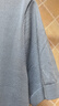 布先生佟大為同款翻領(lǐng)純色針織男士t恤夏涼感透氣短袖衫 牛仔藍(lán)（兩粒扣） M (170) 曬單實拍圖