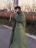 米詩德復(fù)古將校呢子大衣男軍綠色加絨加厚軍大衣男款俄羅斯抗寒防風(fēng)重型 軍綠色[面料升級款 2XL 適合150至165斤 曬單實(shí)拍圖