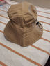 日系水洗抽繩漁夫帽子女春夏季薄款遮陽(yáng)工裝風(fēng)綁帶防曬百搭盆帽 曬單實(shí)拍圖