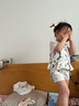 Milkbarn兒童泳衣女孩荷葉邊嬰兒寶寶泳裝泳帽女童夏季三角連體衣 小鴨子（背帶連體泳衣） 100 (2-3歲-參考身高90-100cm) 曬單實(shí)拍圖
