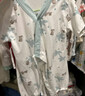 babylove【清倉】嬰兒連體衣夏季薄款新生兒衣服寶寶莫代爾短爬哈衣國風 香桂月兔 73cm 曬單實拍圖