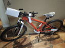 迪卡儂（DECATHLON）兒童自行車山地車鋁碟剎男OVBK 24寸8速火星橘（含腳撐車鈴） 曬單實(shí)拍圖