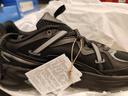 adidas「波波鞋」OZWAVE SURGE 2.0緩震回彈老爹鞋阿迪達(dá)斯輕運(yùn)動(dòng) 黑色/金屬銀/深灰 41 曬單實(shí)拍圖