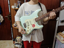 法麗達(dá)（Farida）F2020初學(xué)者入門單搖ST電吉他單單雙拾音器電吉他 F2020丨單單雙丨馬尾松綠 曬單實拍圖