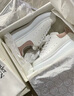 亞歷山大麥昆（Alexander McQueen）女鞋經(jīng)典小白鞋禮物款粉尾553770 WIAIH 9182 38.5 曬單實(shí)拍圖