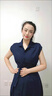 DAVEY MODE連衣裙女2025新款收腰顯瘦時(shí)尚名媛氣質(zhì)法式設(shè)計(jì)感簡約小眾襯衫裙 藏青色 M :100-110 曬單實(shí)拍圖
