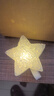 創(chuàng  )意手持星星燈手腕舞蹈發(fā)光道具節日舞臺演出合唱裝飾小星星 白殼暖白 星星8厘米+腕帶+電池 曬單實(shí)拍圖