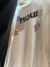 gelatopique24秋冬新品女睡衣套裝花卉短連衣裙打底褲PWNO245144 象牙白 均碼 （F） 曬單實(shí)拍圖