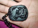 慈靈閣黑曜石龍龜?shù)鯄嬆信?xiàng)鏈缺水補(bǔ)水掛件玄武神龜掛墜隨身吉祥物 烏金黑曜石【配珠鏈】 曬單實(shí)拍圖