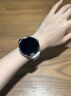 SAE2025新款超薄圓盤智能手表成人男士女皮帶款款可插卡電話微信視頻APP下載WIFI上網(wǎng)NFC 蝴蝶扣荔枝紋米白【視頻通話+app下載】 曬單實(shí)拍圖