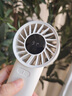 向物（SOTHING）手持小風(fēng)扇 迷你便攜式隨身手拿小型電風(fēng)扇 戶(hù)外超長(cháng)續航強勁大風(fēng)力輕音小電扇風(fēng)寶學(xué)生寶寶吹輔食 【長(cháng)續航版-月光白】續航19h / 100檔大風(fēng) 曬單實(shí)拍圖