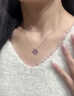 Grace Girl四葉草貓眼石項(xiàng)鏈女輕奢百搭首飾玫瑰色小清新簡(jiǎn)約生日禮物送女友 心動(dòng)四葉草項(xiàng)鏈 曬單實(shí)拍圖