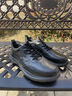 公羊男鞋夏季透氣商務(wù)休閑皮鞋真皮舒適輕便通勤鞋子男板鞋 黑色 43 曬單實(shí)拍圖