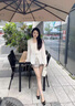 NINE WEST/玖熙2025春夏新款平底單鞋女法式輕奢方扣牛漆皮淺口軟底通勤鞋 黑色 34 曬單實拍圖