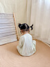 貝樂咿嬰兒衣服夏季空調服長袖連體衣莫代爾男女寶寶睡衣哈衣小童外出服 6677-淺藍+6831-淺綠 90cm （1-2歲22-26斤） 曬單實拍圖