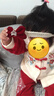 嬰兒衣服春秋季喜慶中式紅色周歲禮服抓周男女寶寶生日分體兩件套 紅色 80 cm 曬單實(shí)拍圖