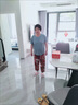 愛(ài)夸貓（AIKUAMAO）夏天短袖女顯瘦100純棉短袖T恤遮肚子單/兩件裝純棉短袖T恤女24夏 淺紫色繡花+純淺藍色 2XL 【建議125-135斤】 曬單實(shí)拍圖