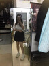 DGOV多巴胺百褶裙女夏季2025新款高腰顯瘦學(xué)生百搭冰絲防半身短裙 冰絲百褶裙【黑色】有內(nèi)襯 S 70-85斤 曬單實拍圖