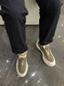 LOUISPRO運(yùn)動(dòng)休閑鞋品牌男鞋春夏新款時(shí)尚百搭軟底跑步鞋子男牛皮旅游鞋 白灰 【頭層牛皮】 43 【標(biāo)準(zhǔn)皮鞋碼】 曬單實(shí)拍圖