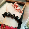 紀梵蒂 GEFIODEY天然黑曜石手串男銀曜石本命佛轉運珠馬年手鏈生日禮物送男友老公 【生肖鼠】千手觀(guān)音 14mm 曬單實(shí)拍圖