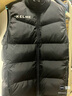 KELME卡爾美棉馬甲秋冬新款運(yùn)動(dòng)背心男棉服保暖坎肩足球外套男 黑色 8261MJ1007 2XL 曬單實(shí)拍圖