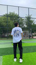 TOUCHPOINT輕奢潮牌高端T恤短袖男夏季新款寬松網(wǎng)紅印花圓領(lǐng)情侶休閑上衣男 黑色（六星） 2XL (建議160-180斤） 曬單實(shí)拍圖