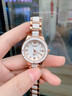 歐利時(shí)2025新款世界十大名表女士石英表陶瓷鋼帶輕奢小眾高級感學(xué)生防水 鋼帶玫白女 曬單實(shí)拍圖