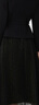 PORTS寶姿女裝秋季新款商務(wù)通勤裝飾紐扣優(yōu)雅連衣裙ALP9D 黑色 XS (2) 曬單實(shí)拍圖