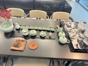 唐帕（TANGPA）汝窯茶具套裝輕奢高檔家用辦公室會(huì)客陶瓷茶壺蓋碗功夫茶茶杯整套 汝窯【大西施壺330Ml】 20頭 曬單實(shí)拍圖