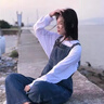 PMOG鹽系牛仔背帶褲女2023夏季新款寬松設(shè)計感小個子減齡顯瘦闊腿褲子 深藍色  L 曬單實拍圖