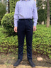 夏季保安褲子夏裝新款2025爆款休閑西褲職業(yè)裝男黑色春秋西裝工褲 夏季-墨綠色-西褲 XL /175 （建議135-150斤） 曬單實(shí)拍圖
