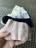 妮輕（NEARKINS）輕奢品牌女士襪子女新款蝴蝶結(jié)女襪春夏季薄款網(wǎng)眼透氣無骨中筒襪 2白色+1灰色+1黑色+1粉色 均碼 35-39 曬單實拍圖