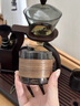 bylure品牌玻璃茶具套裝高檔茶壺茶杯家用自動(dòng)功夫茶具懶人泡茶神器 1 青灰自動(dòng)茶具+6杯+杯架+茶盤 曬單實(shí)拍圖
