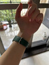 WJU適用蘋(píng)果手表表帶s10輕奢iWatch s11真皮apple watch s8新款夏天高級感ultra2女款series10手表帶 墨綠小圓尾 適用42mm表盤(pán)【新品10代iwatch】 曬單實(shí)拍圖