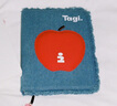 Tagi. 《想象蘋果》鼓鼓想象牛仔流蘇可替換內(nèi)頁筆記本小眾設(shè)計手賬本 蘋蘋安安 曬單實拍圖