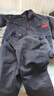 浩贏 男女工作服工地耐磨春秋冬季工廠汽修長袖上衣勞保服定制繡字 小拉鎖翻領(lǐng)藏藍(lán)色 175-套裝（上衣+褲子） 曬單實(shí)拍圖