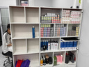 愛家貓 LOVEHOODCAT展示柜化妝品產(chǎn)品柜貨架美發(fā)店手辦展柜發(fā)廊貨柜落地置物架柜子 【雙柜門】奶油白60*24*180cm 曬單實拍圖